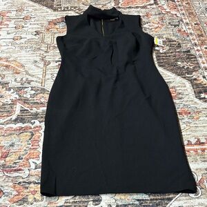 NEW Calvin Klein Black Cut Out Sleeveless Mini Dress sz  4